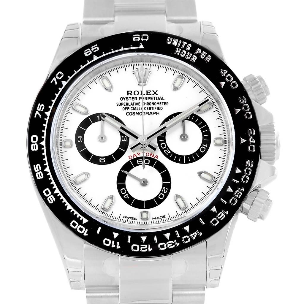 Rolex Cosmograph Daytona White Dial Stainless Steel Oyster Mens Watch 116500Wso 40Mm